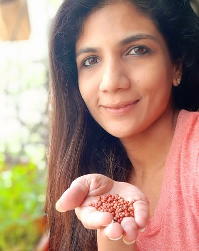 Smita Bhatter believes in quality and authenticity, hence the seeds are procured from different sources keeping in mind quality and ensuring that the seeds are all non-GMO (genetically modified organisms)