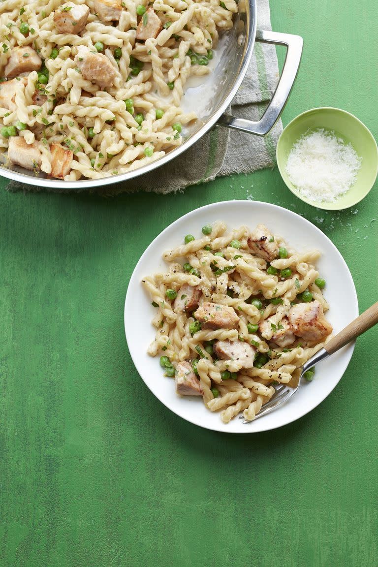 Lemon Chicken and Pea Gemelli