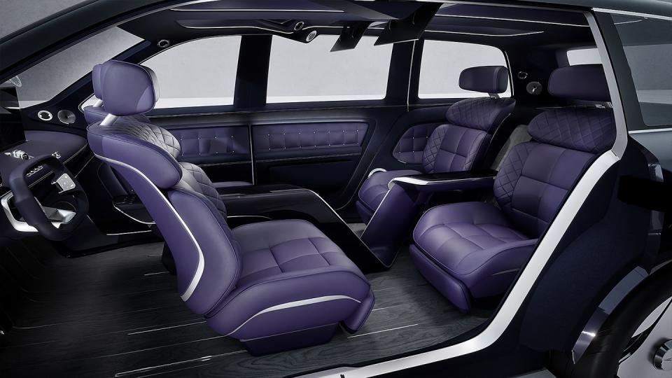 the interior of a car