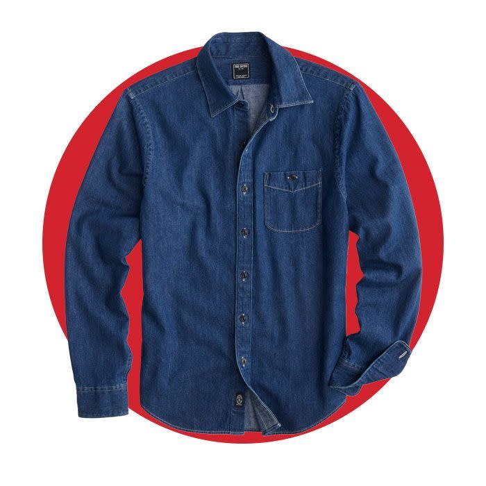 <p><a href="https://go.redirectingat.com?id=74968X1596630&url=https%3A%2F%2Fwww.toddsnyder.com%2Fcollections%2Fdenim-shirting%2Fproducts%2Fdenim-point-collar-shirt-indigo&sref=https%3A%2F%2Fwww.menshealth.com%2Fstyle%2Fa60297687%2Fdenim-with-moves%2F" rel="nofollow noopener" target="_blank" data-ylk="slk:Shop Now;elm:context_link;itc:0;sec:content-canvas" class="link rapid-noclick-resp">Shop Now</a></p><p>Denim Point Collar Shirt in Indigo</p><p>toddsnyder.com</p><p>$178.00</p>