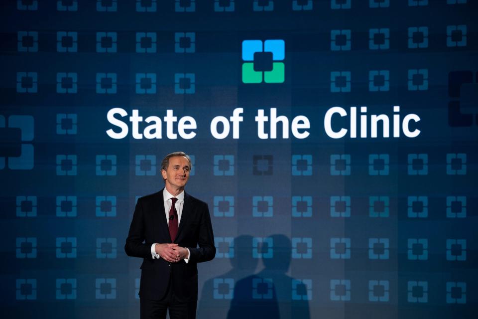 Cleveland Clinic CEO and President Dr. Tom Mihaljevic delivers the 2023 State of the Clinic address.