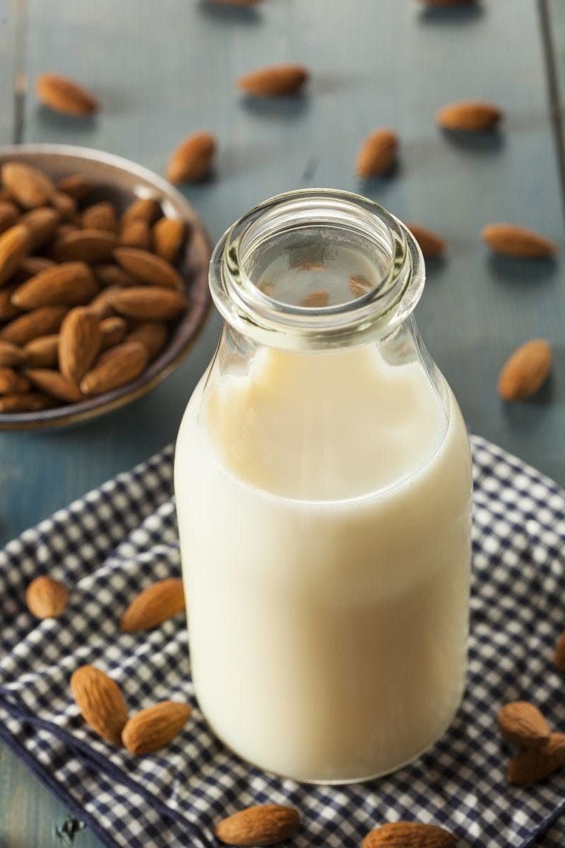 types of milk almond