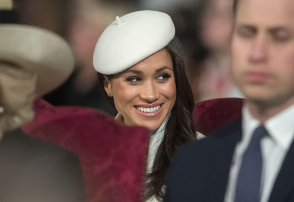 All smiles. (Photo: WPA Pool via Getty Images)