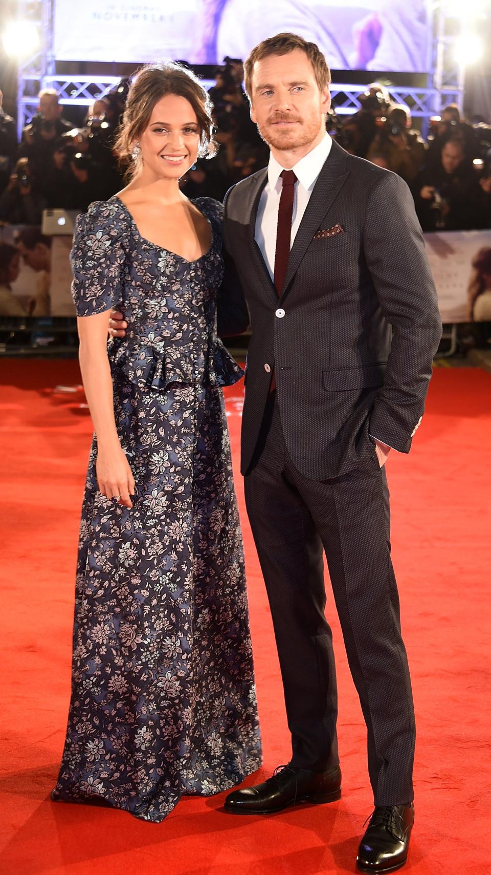 Michael Fassbender and Alicia Vikander