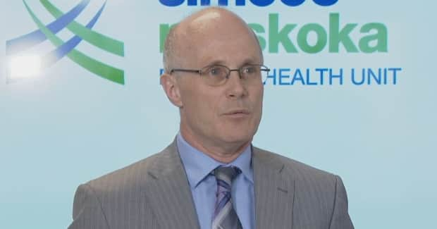 Dr. Charles Gardner, medical officer of health for Simcoe Muskoka, says: 'We need to be prepared to go into a shutdown again in the near future if, in fact, we continue to see this.' 