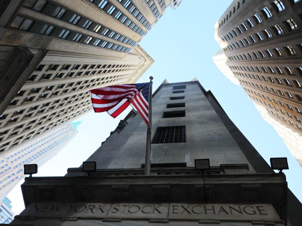  The New York Stock Exchange in New York City.