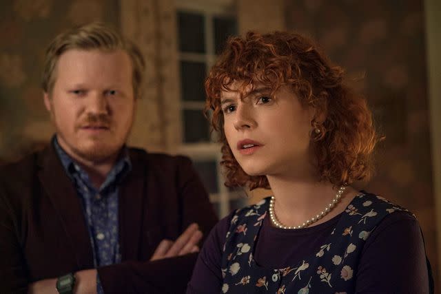 Mary Cybulski/NETFLIX Jesse Plemons and Jessie Buckley in 'I'm Thinking of Ending Things'