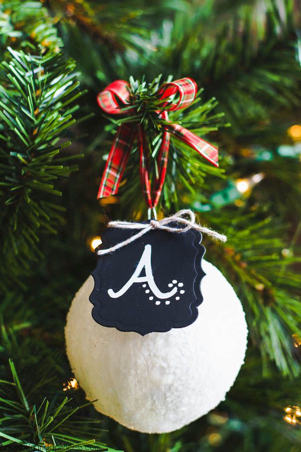 chalkboard ornaments christmas ornaments