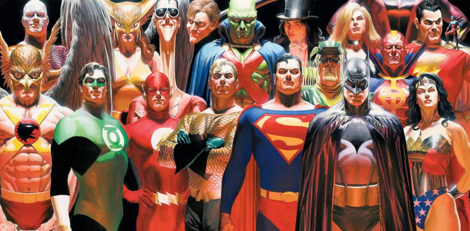 Alex Ross’s Justice League from <em>Justice.</em> (Image: DC Comics/Alex Ross)