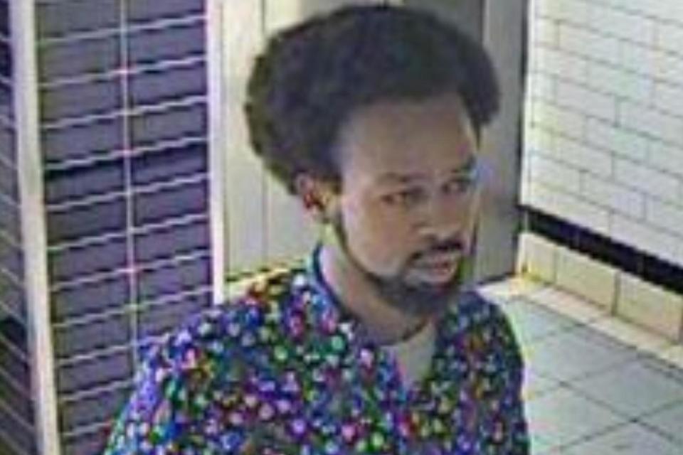 Police believe the man in the CCTV image may have information that could help their investigation of an assault at Wembley Station: British Transport Police