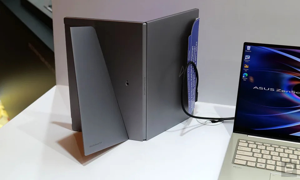 <p>At CES, ASUS announced the ZenScreen Fold, which the company's claims is the world’s first foldable OLED portable monitor. Unfortunately, at $2,000, it's rather expensive.</p>