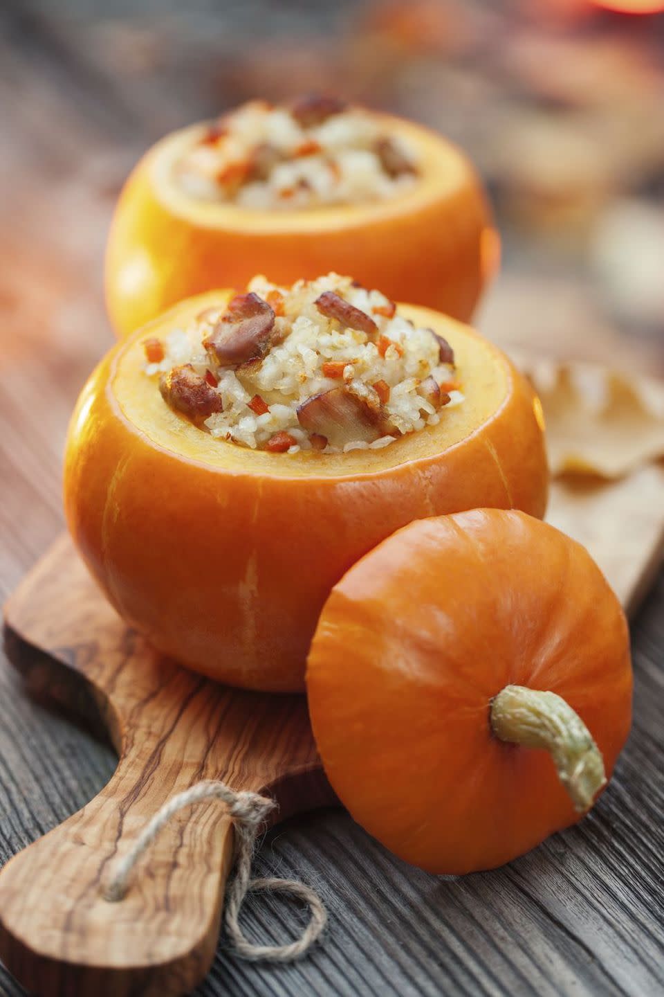 12) Make Dinner Inside a Pumpkin