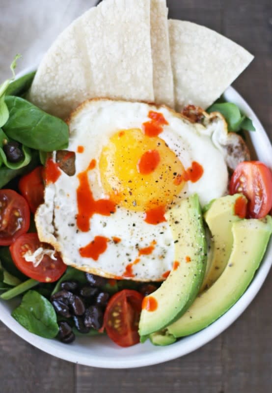 <p>Organic Authority</p><p>If you like to start your mornings with a little heat, this spicy and savory Mexican breakfast bowl is your answer.</p><p><strong>Get the recipe: <a href="https://www.organicauthority.com/recipes/this-spicy-and-savory-mexican-breakfast-bowl-recipe-is-breakfastgoals" rel="nofollow noopener" target="_blank" data-ylk="slk:Spicy and Savory Mexican Breakfast Bowl;elm:context_link;itc:0;sec:content-canvas" class="link ">Spicy and Savory Mexican Breakfast Bowl</a></strong></p><p><strong>Related: <a href="https://www.yahoo.com/lifestyle/54-heart-healthy-mexican-recipes-201503376.html" data-ylk="slk:54 Heart-Healthy Mexican Recipes That Let You Eat Your Favorites;elm:context_link;itc:0;sec:content-canvas;outcm:mb_qualified_link;_E:mb_qualified_link;ct:story;" class="link  yahoo-link">54 Heart-Healthy Mexican Recipes That Let You Eat Your Favorites</a></strong></p>