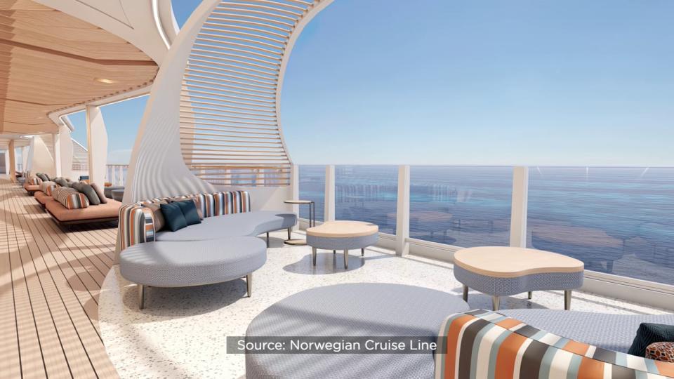 Norwegian Cruise Line announced Thursday that travelers can now start booking sailings on the new Norwegian Aqua, which will set sail from Port Canaveral starting in April 2025.