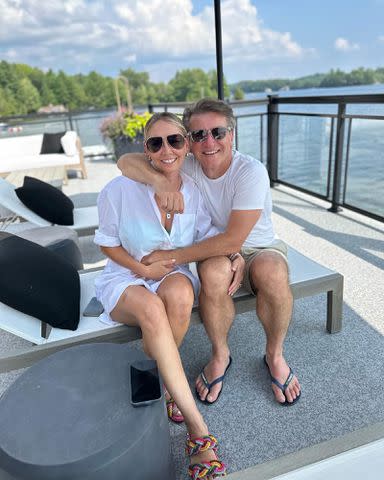 <p>Kym Johnson-Herjavec Instagram</p> Robert Herjavec and Kym Johnson-Herjavec.