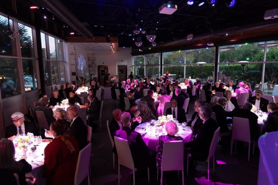 Palm Springs Opera Guild's "Voices of Spring" black tie dinner was held at PS Underground on March 12, 2024.