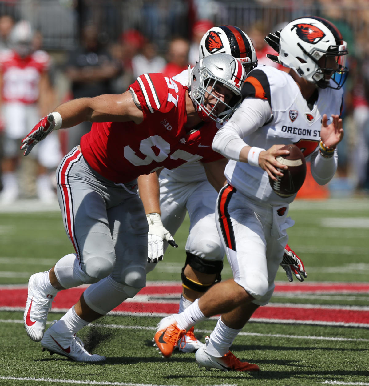 Joey Bosa's secret routine helped turn brother Nick into 'the best player  in college football