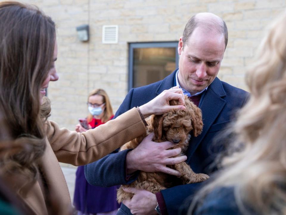 The couple joked that their family dog ‘is going to be very upset’ (PA)