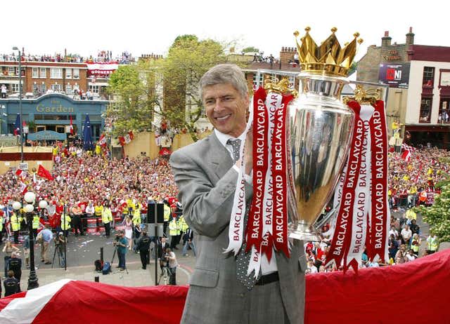 Arsenal last won the Premier League in 2004 when Arsene Wenger's team went the season unbeaten.