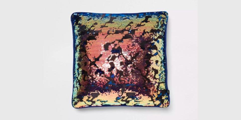 River Island Homeware - Multicolour Sequin Cushion, £18