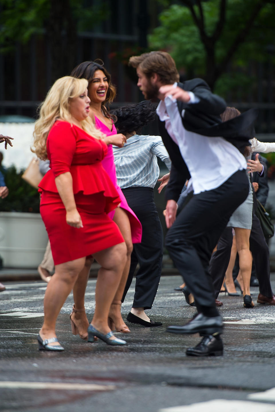 Liam Hemsworth, Rebel Wilson and Priyanka Chopra