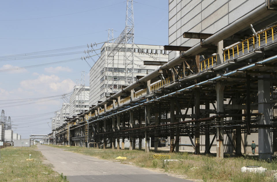 The Zaporizhzhia nuclear power plant