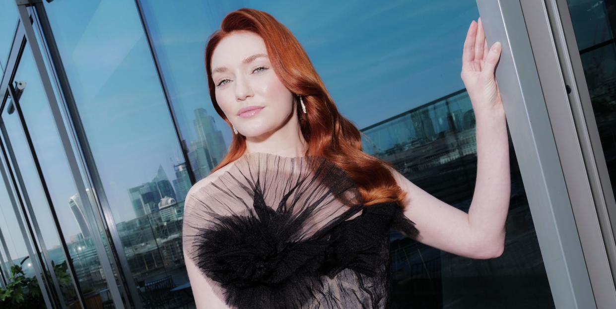 eleanor tomlinson bafta tv awards 2024 lancome beauty