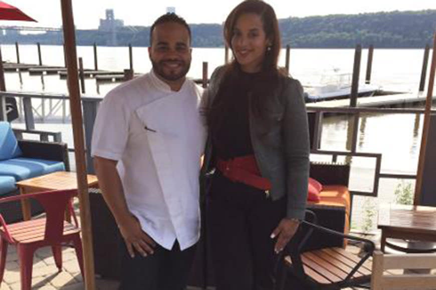 Dascha Polanco and Chef Kelvin Hernandez