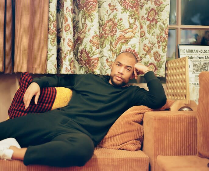Kendrick Sampson for the issue 07 of Image magazine. Sampson was photographed at Reparations Club. (pls include in caption)