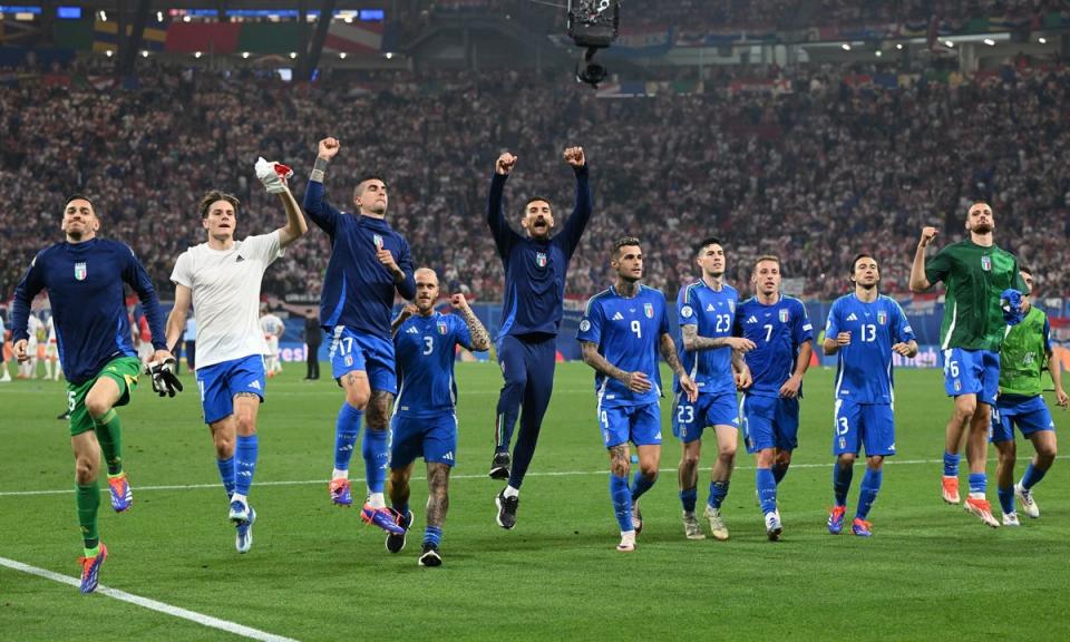 Defending champions Italy underwhelmed during the group stage before crucial last-gasp Croatia draw (Getty Images for FIGC)