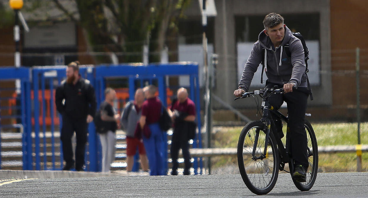 Workers at Ford's plant in Bridgend. Photo: Getty