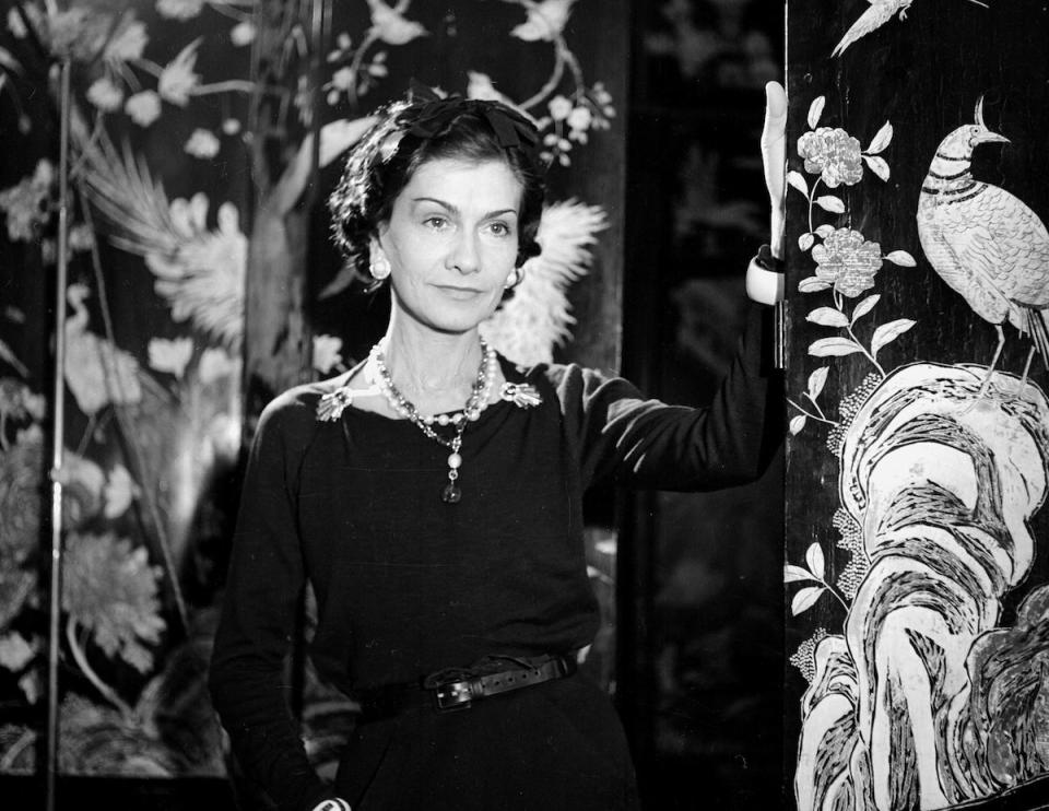 <p>Coco Chanel, photographed in Paris in 1937. The French designer started the famous Chanel brand. (Photo: Getty Images) </p>