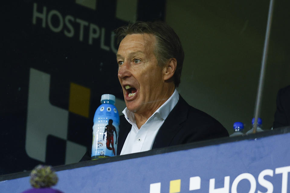 Craig Bellamy during a Melbourne Storm game.