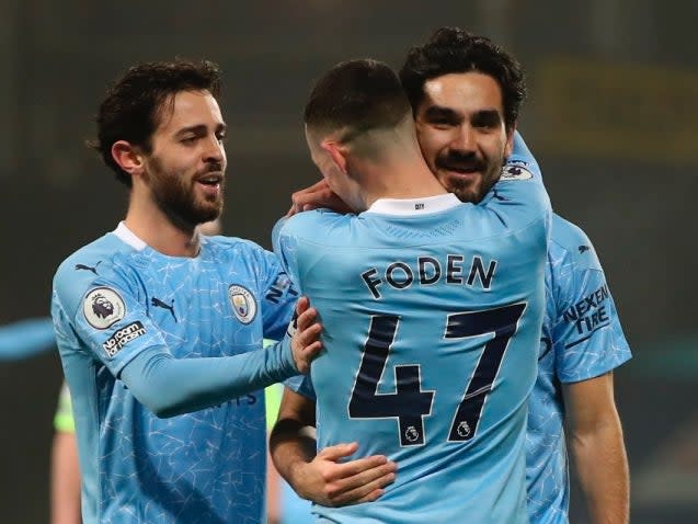 Manchester City midfielder Ilkay Gundogan (EPA)