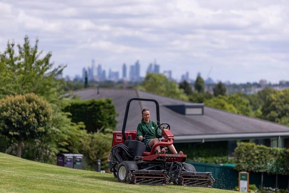 PHOTO: The Wimbledon Hill on June 24, 2024. (Chloe Knott/AELTC)