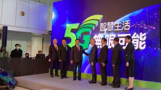  亞太電信宣布5G開台。（圖／記者谷庭攝）