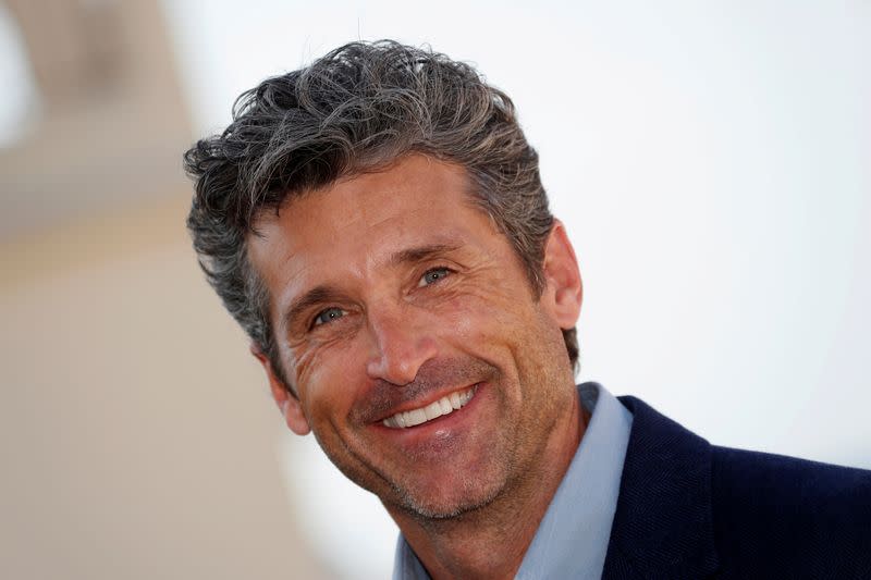 FILE PHOTO: Actor Patrick Dempsey poses during a photocall for the television series "Devils" during the annual MIPCOM television programme market in Cannes