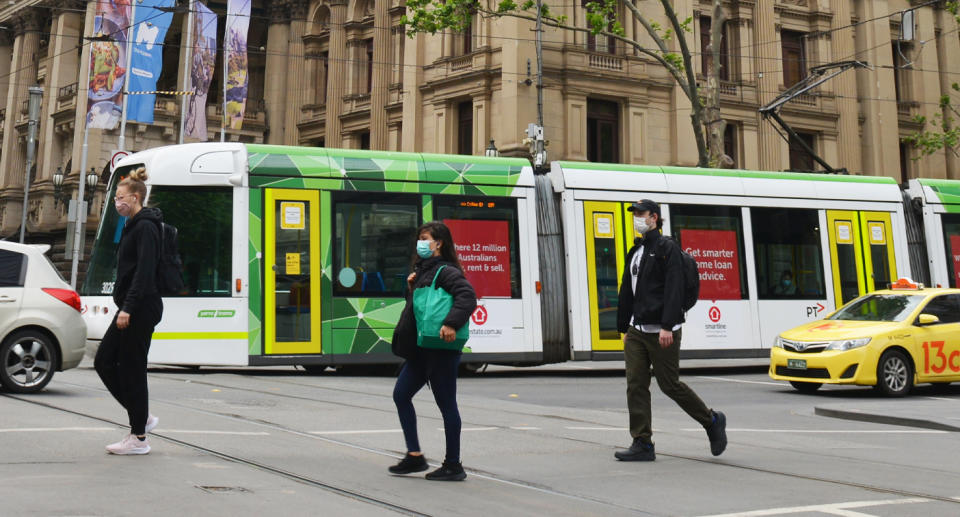 Melburnians are waking up to the end of lockdown on Wednesday. Source: Getty