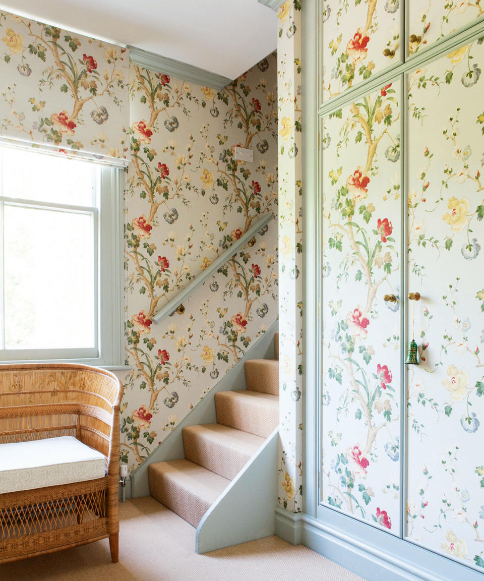 13. DISGUISE WARDROBES WITH WALLPAPER