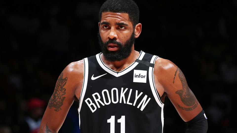 The beginning of Kyrie Irving's tenure with the Brooklyn Nets has been plagued by injuries - frustrating fantasy basketball owners. (Photo by Ned Dishman/NBAE via Getty Images)