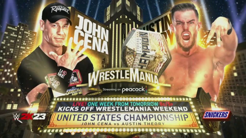 John Cena Austin Theory WWE WrestleMania 39