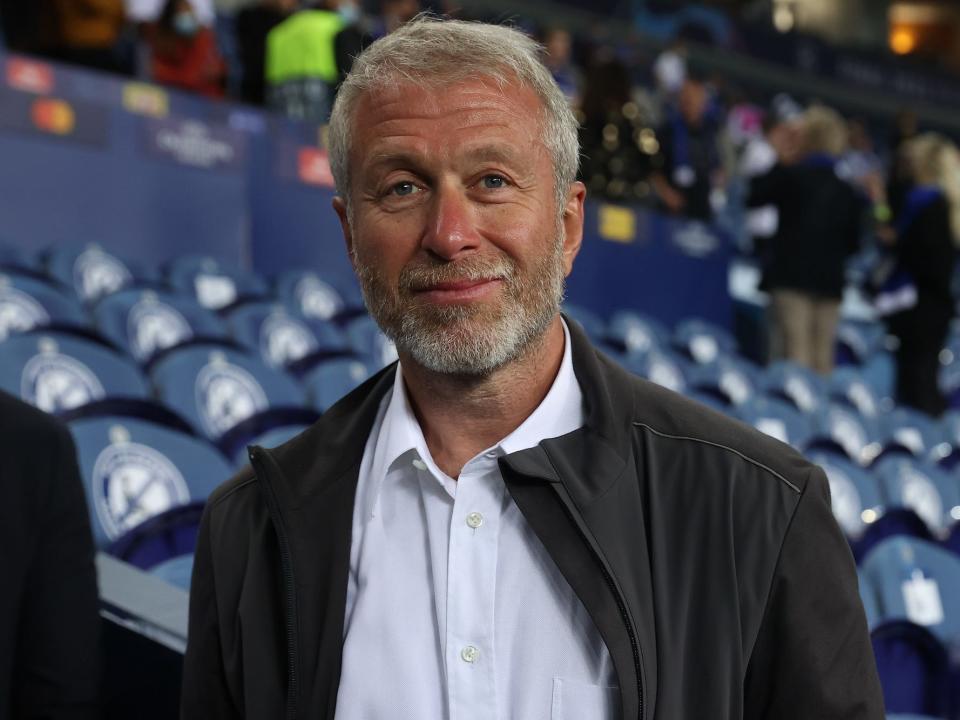 Roman Abramovich, owner of Chelsea smiles following his team's victory during the UEFA Champions League Final between Manchester City and Chelsea FC
