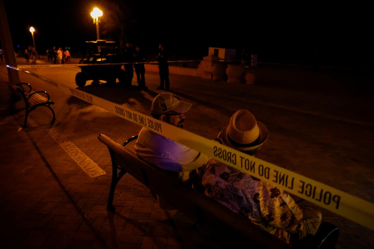 Shooting on broadwalk in Hollywood, Florida (Getty Images)