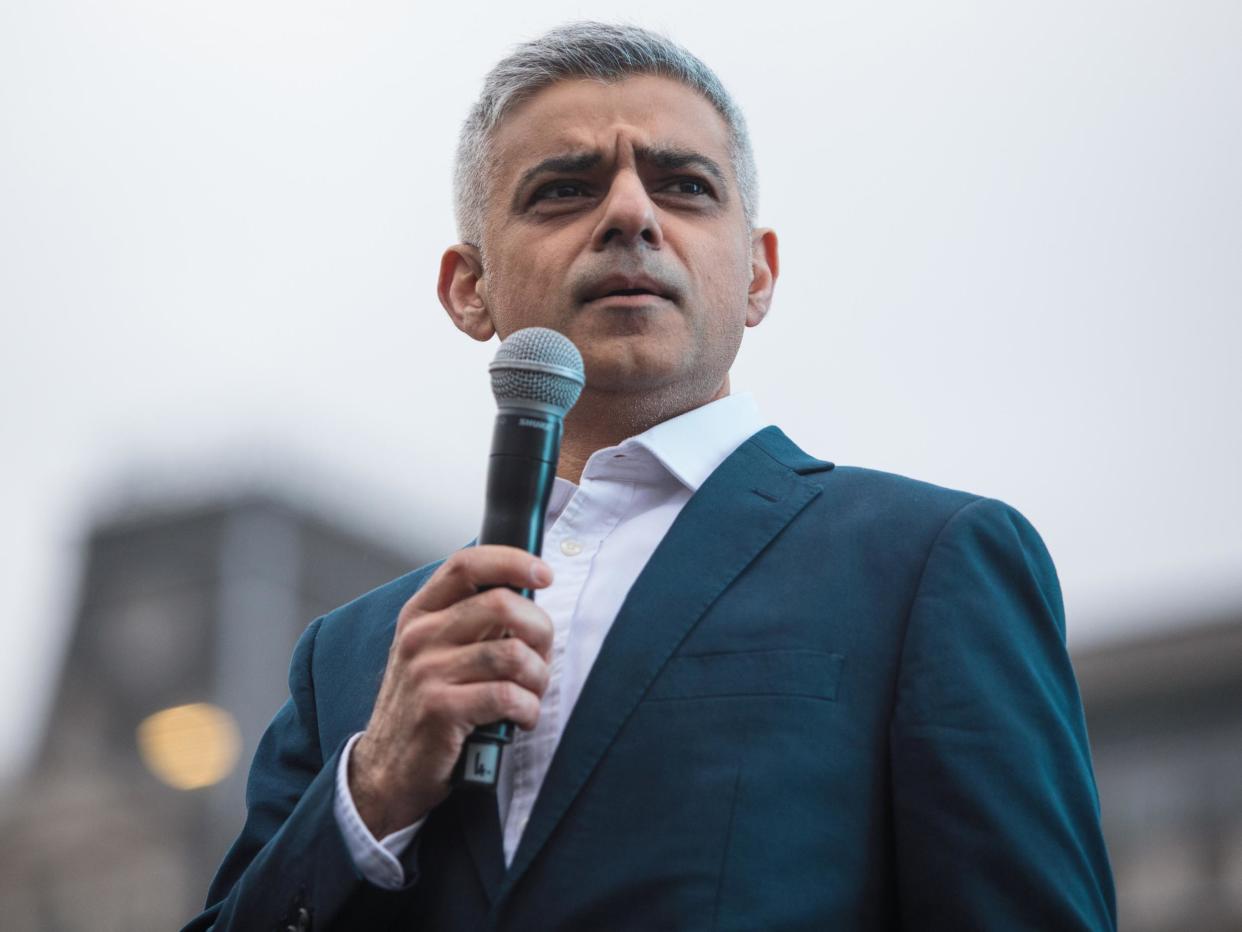 Sadiq Khan has again criticised Donald Trump for comments he has made about Islam - although he stopped short of calling the President a