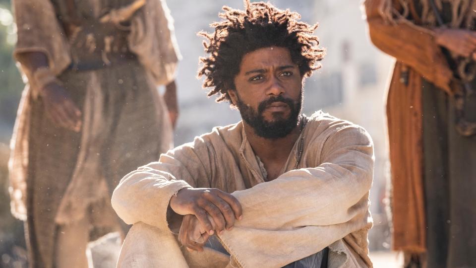 USA. LaKeith Stanfield in the (C)Columbia Pictures new film: The Book of Clarence (2023) .  Plot: Struggling to find a better life, Clarence is captivated by the power of the rising Messiah and soon risks everything to carve a path to a divine existence. Ref: LMK106-J10172-060923 Supplied by LMKMEDIA. Editorial Only. Landmark Media is not the copyright owner of these Film or TV stills but provides a service only for recognised Media outlets. pictures@lmkmedia.com