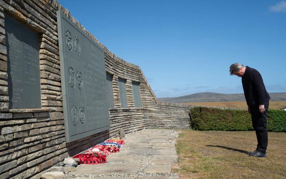 Lord Cameron in Falklands