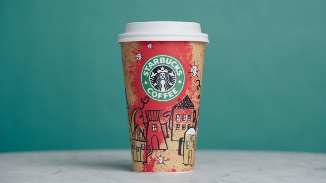 Starbucks' Red Cups Feature a Touch of Pink This Year — See the