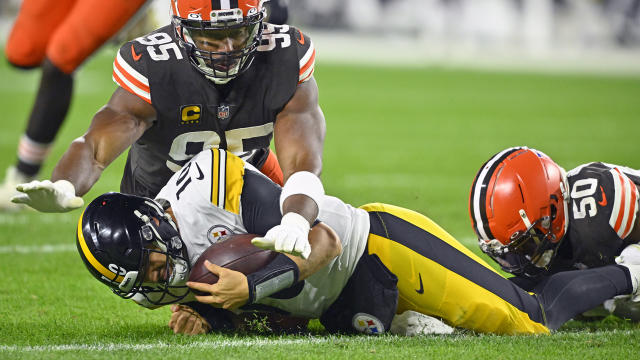 Trubisky, Steelers' offense bog down in loss to Browns - The San Diego  Union-Tribune