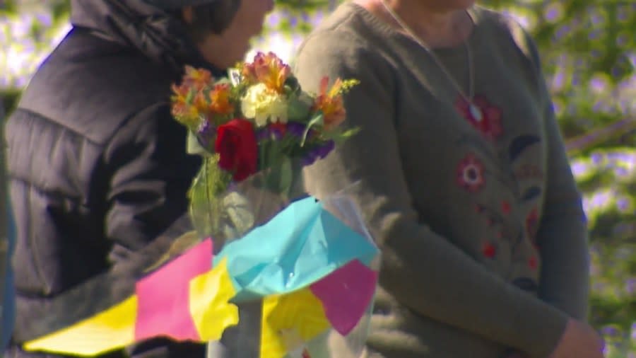 Flowers and people