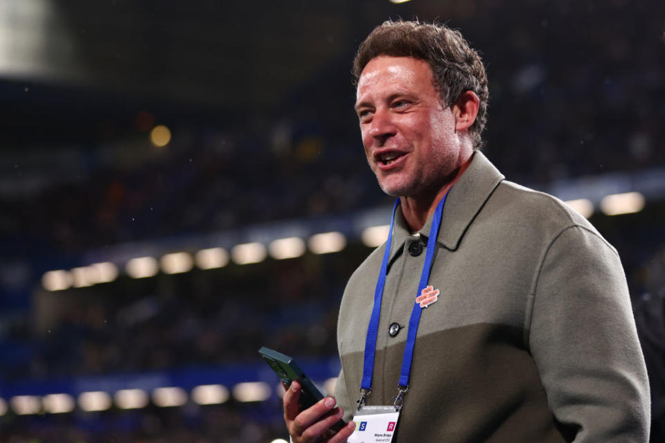 LONDON, ENGLAND – APRIL 04: Former Chelsea player Wayne Bridge during the Premier League match between Chelsea FC and Manchester United at Stamford Bridge on April 4, 2024 in London, England. (Photo by Marc Atkins/Getty Images) (Photo by Marc Atkins/Getty Images)